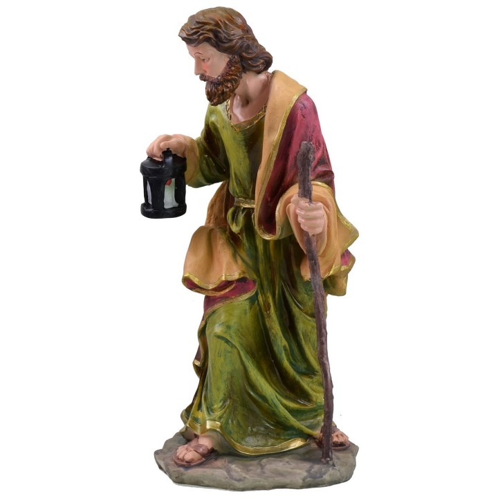 Nativity 10 subjects in resin h 50 cm