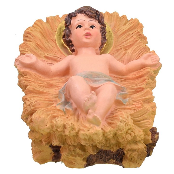 Nativity 10 subjects in resin h 50 cm