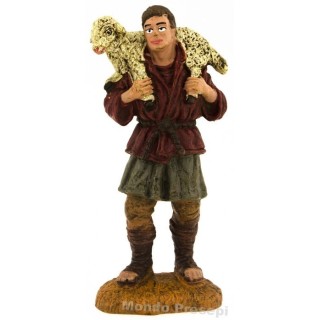 Pastore con agnello a spalle serie cm 8 Oliver