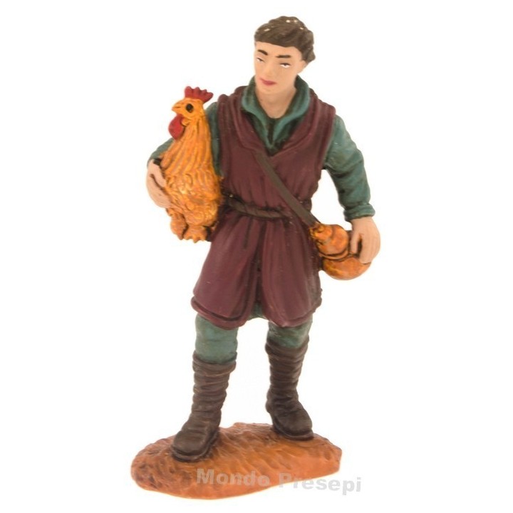 Contadino con gallina serie cm 8 Oliver