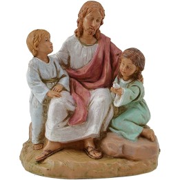 Cristo con bambini 12 cm Fontanini