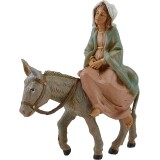 Madonna on the donkey seeks accommodation 12 cm Fontanini series