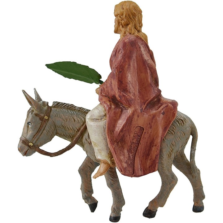 Christ on the donkey series 12 cm Fontanini