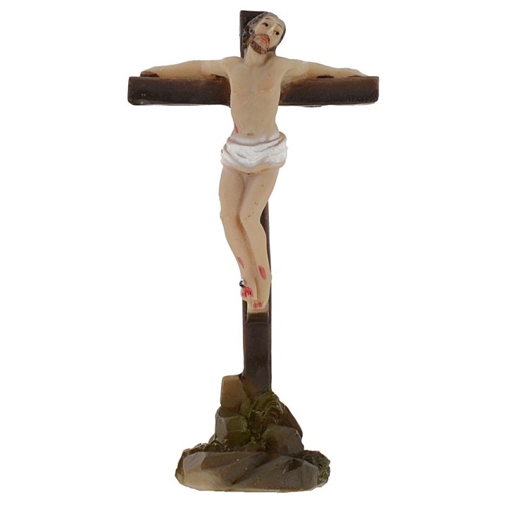 Statue Pasquali ladroni crocifissi sul Calvario 5 cm