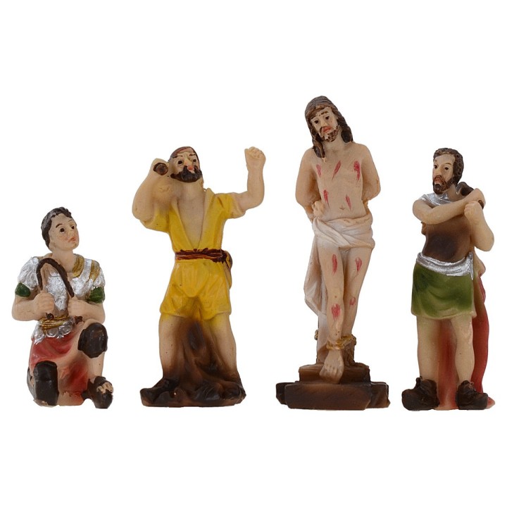 Statue Pasquale scene Flagellation of Jesus 5 cm