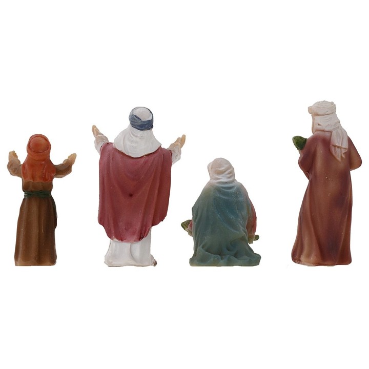 Statue Pasquale crowds welcoming Jesus 5 cm