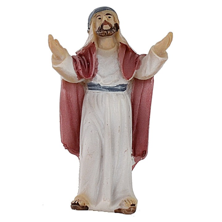 Statue Pasquale crowds welcoming Jesus 5 cm