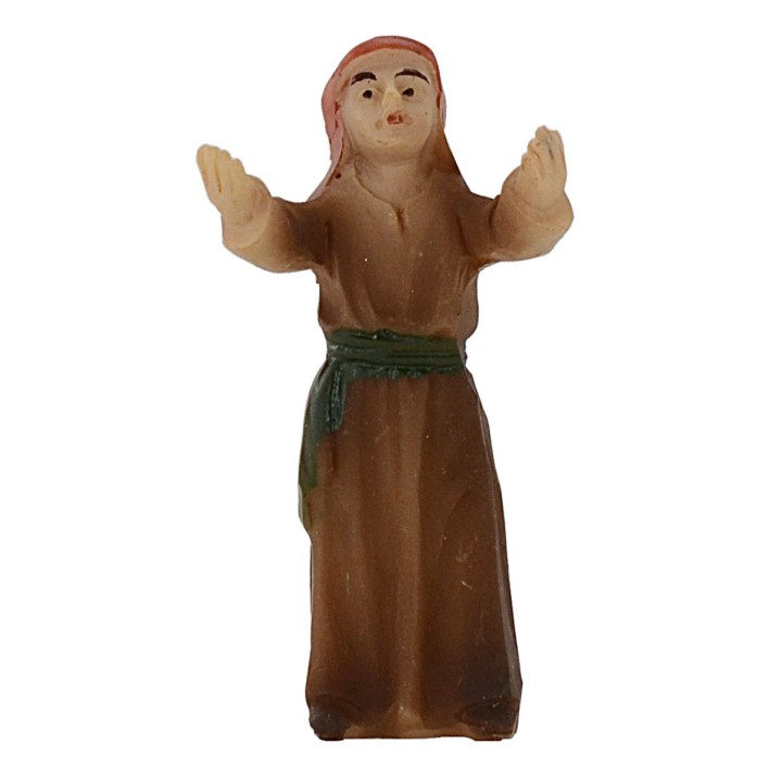Statue Pasquale crowds welcoming Jesus 5 cm