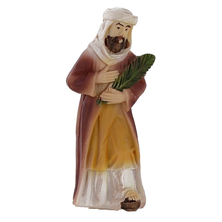 Statue Pasquale crowds welcoming Jesus 5 cm