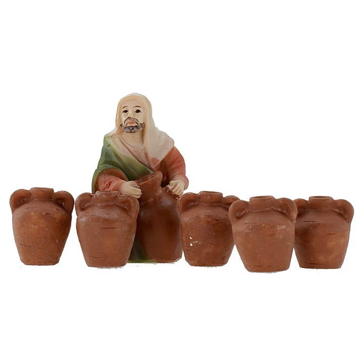 Estatuas Pascuales escena Bodas de Caná 5 cm