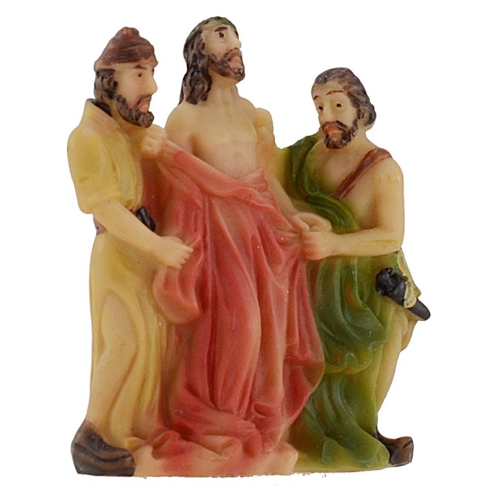 Statue Pasquale scene Spoliation of Jesus series 5 cm