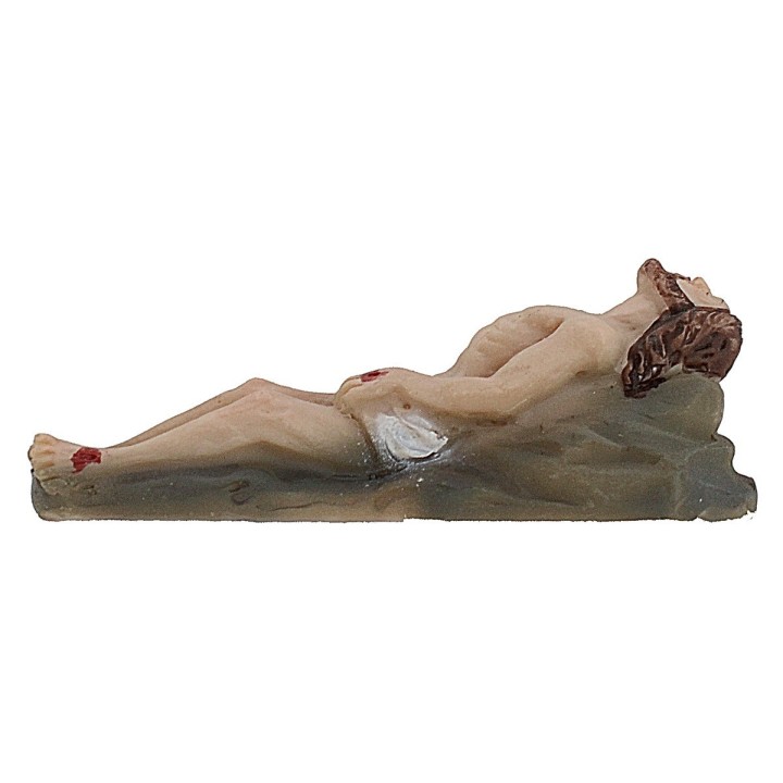 Estatua Pascual de Jesucristo en el sepulcro de 5 cm