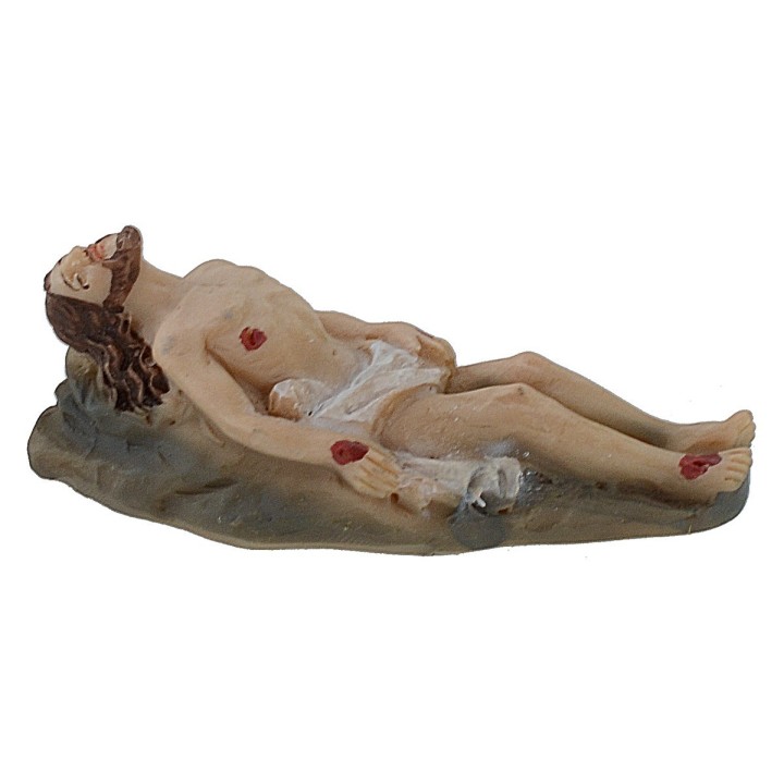 Estatua Pascual de Jesucristo en el sepulcro de 5 cm