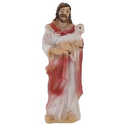 Statue Pasquale Good Pastor with lamb 5 cm