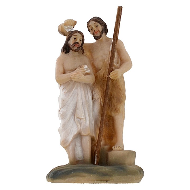 Estatua Pascual escena Bautismo de Jesús 5 cm