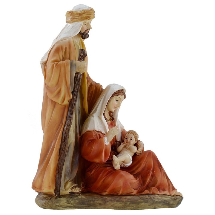 Natività in resina cm 15x7x19,5 h