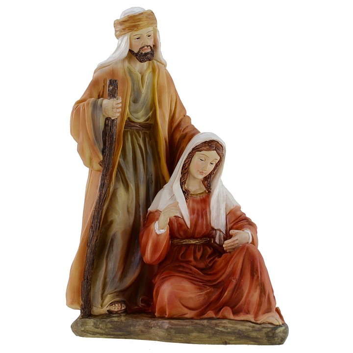 Natività in resina cm 15x7x19,5 h