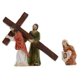 Statues Pasquale scene climb on Mount Calvary 5 cm