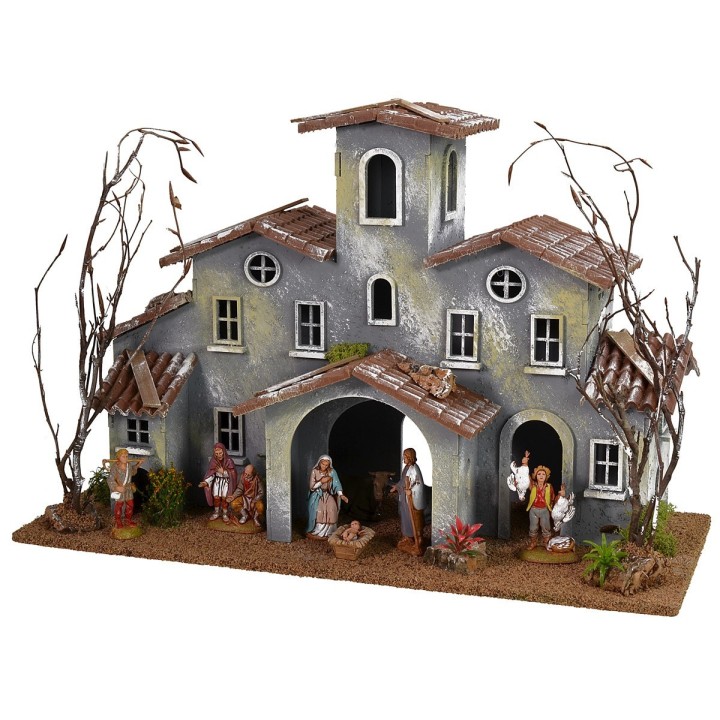 Aldea con patio completo de Natividad Landi cm 42x19x29 h