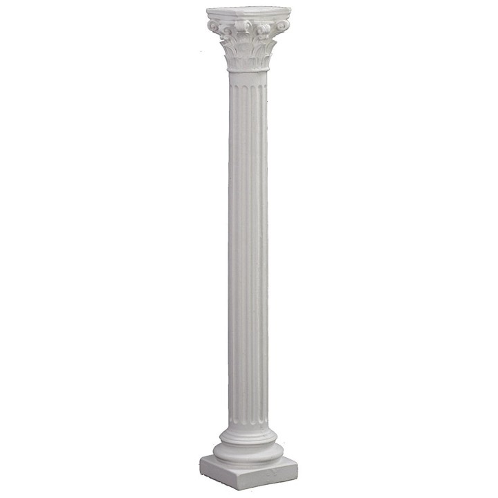 Striped column with Corinthian capital cm 25 h