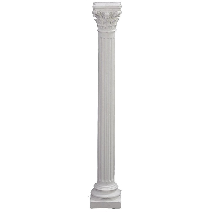 Striped column with Corinthian capital cm 25 h