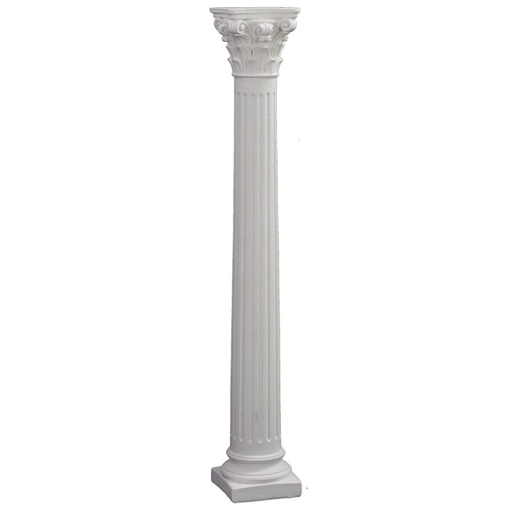 Striped column with Corinthian capital cm 30 h