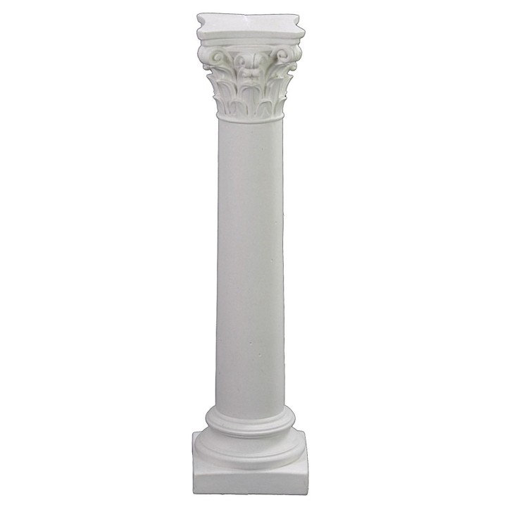 Smooth column with Corinthian capital 18.5 cm h