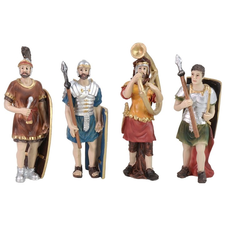 Soldados romanos de 9 cm Estatuas Pascuales