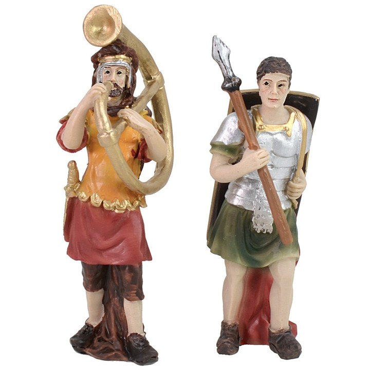 Soldados romanos de 9 cm Estatuas Pascuales