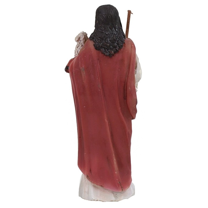 Estatua Pascual Buen Pastor con cordero serie 9 cm