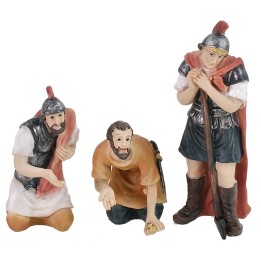 Estatuas de Pascua para la escena del Despojo de Jesús 9 cm