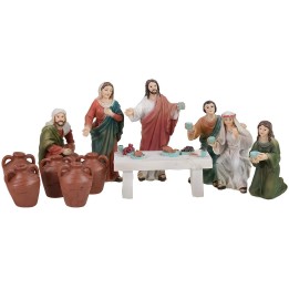 Estatuas Pascuales Bodas de Caná cm 9