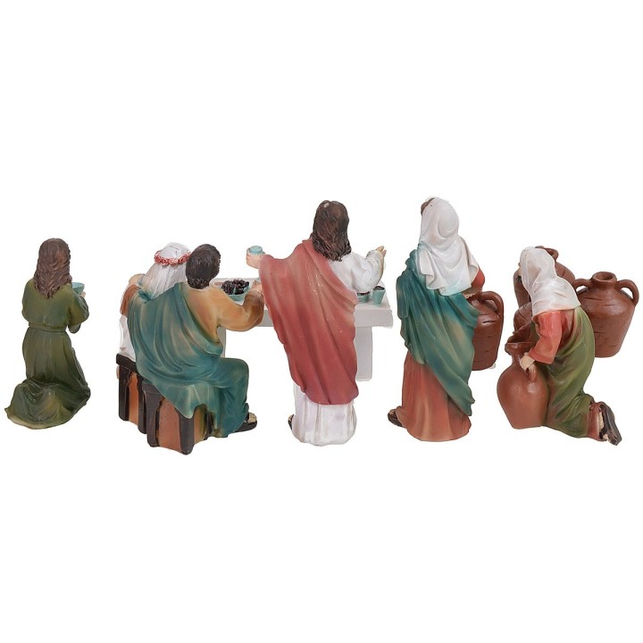 Estatuas Pascuales Bodas de Caná cm 9