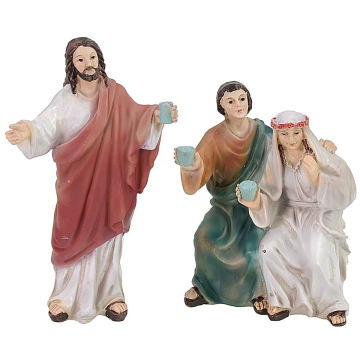 Estatuas Pascuales Bodas de Caná cm 9