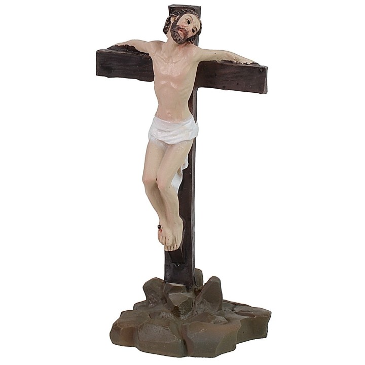 Crucifixion scene of Jesus with the 2 thieves cm 8 Easter