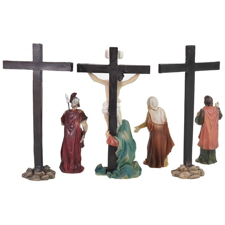 Escena Crucifixión cm 9 Figuras Pascuales