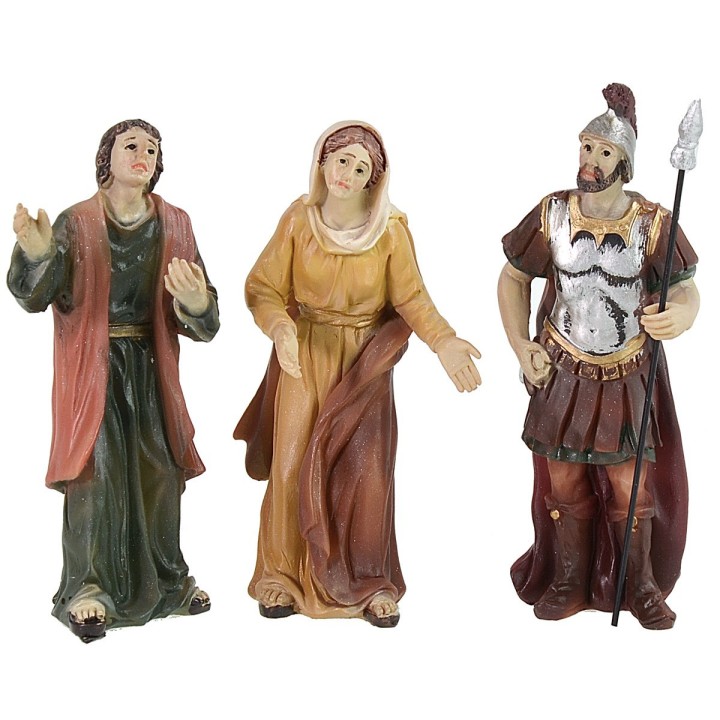 Escena Crucifixión cm 9 Figuras Pascuales