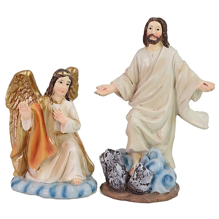 Resurrezione di Gesù cm 9 Statue Pasquali