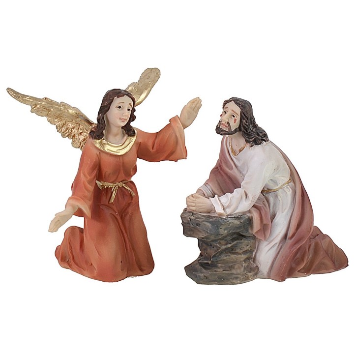 Jesús en el huerto de Getsemaní 9 cm Estatua Pascual