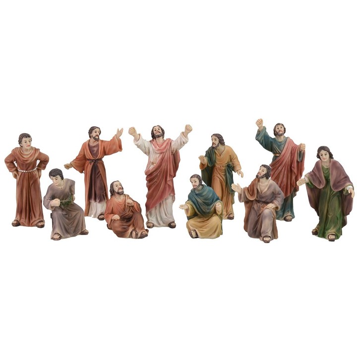 Crowd welcoming Jesus 9 cm Easter Statues