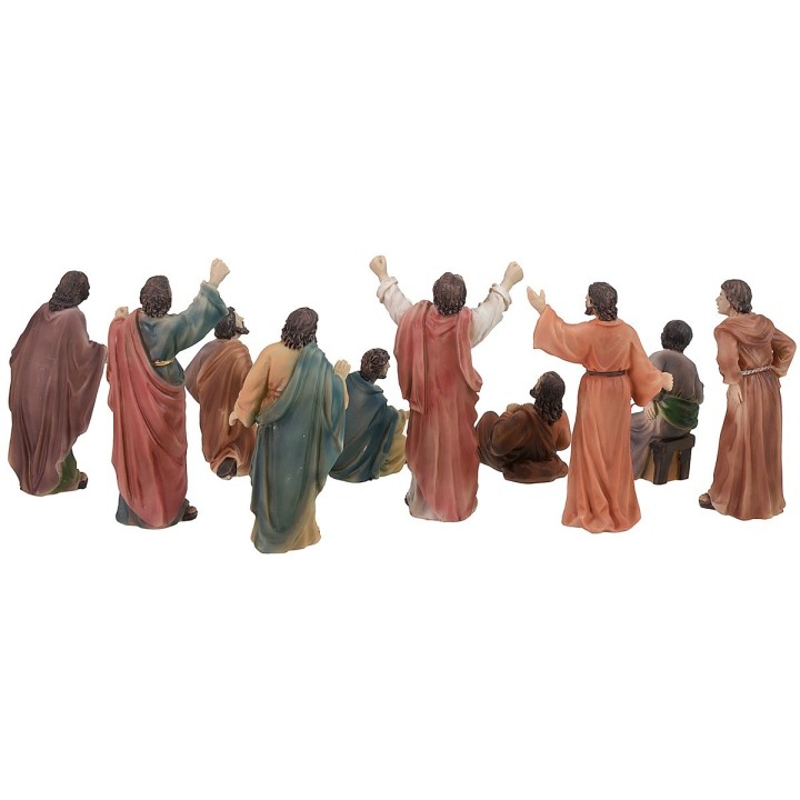 Crowd welcoming Jesus 9 cm Easter Statues