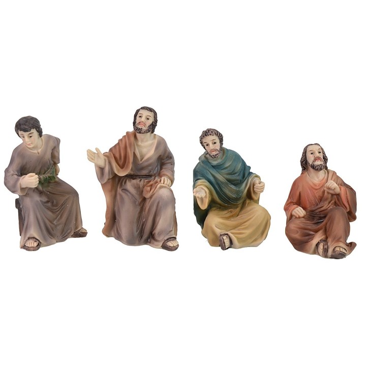 Folla che accoglie Gesù cm 9 Statue Pasquali