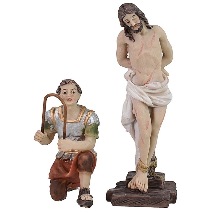 Flagellazione di Gesù cm 9 Statue Pasquali