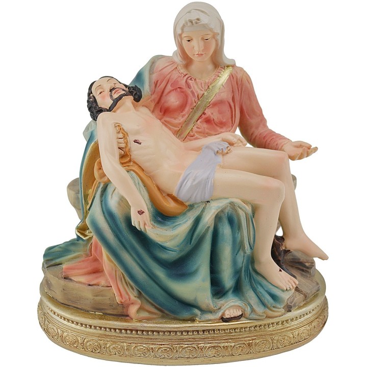 Pietà Madonna with dead Jesus in her arms h. 