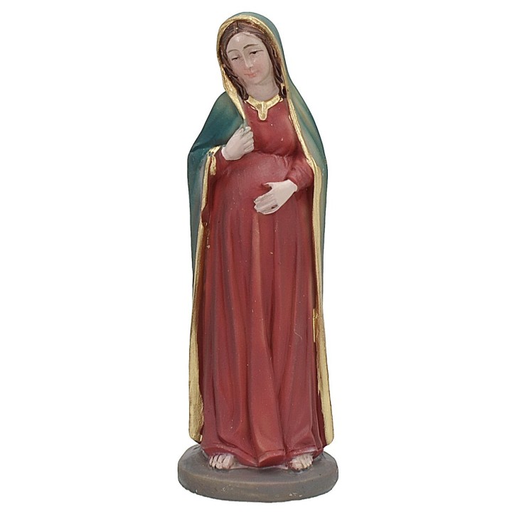 Pregnant Madonna 9 cm in resin