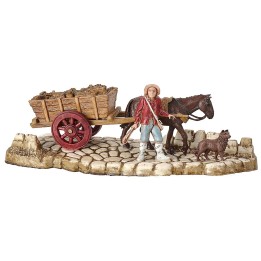 Scene with chariot and dog 6 cm series
