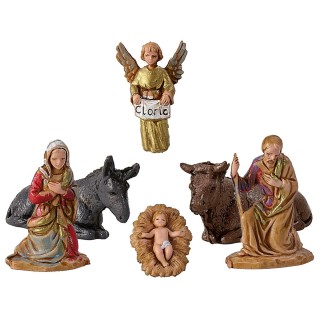 Natividad 6 sujetos serie 3,5 cm Landi Moranduzzo