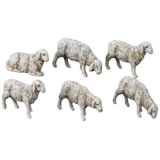 Juego de 6 ovejas para estatuas de 6 cm Landi