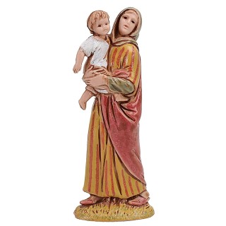 Mujer con niño en brazos cm 6,5 cost. 
