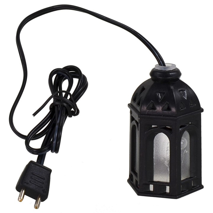 Hexagonal lantern for nativity scene cm 3,1x3,5x5,6 h